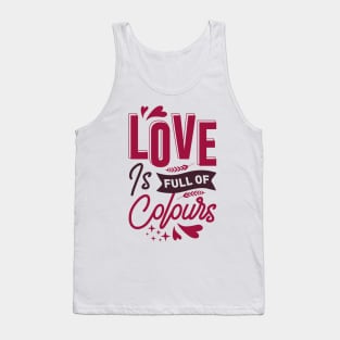 Love is full of colours Tank Top
